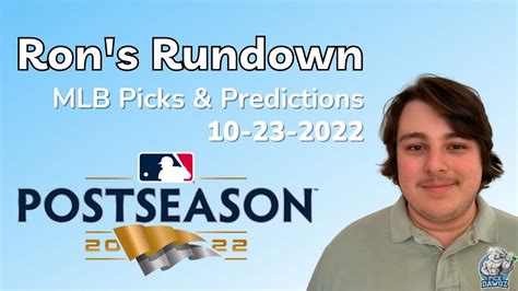 Ron's Rundown Wednesday MLB Barking Dawg .